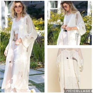 NWT POL Distressed Cardigan Very Relaxed Fit L will fit up to 2x